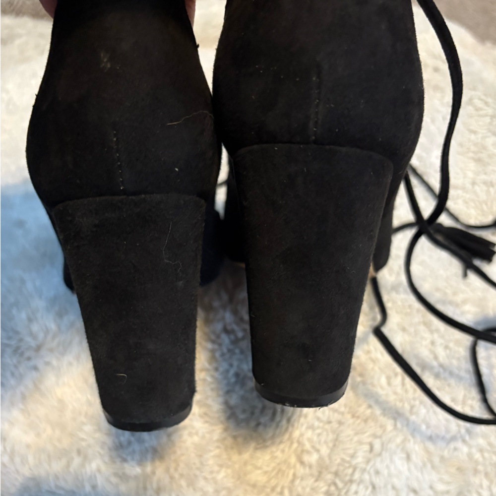 Sezane Black Suede Heels - Picture 10 of 11